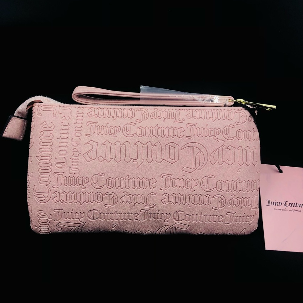 Juicy Couture Macaroon Word Play Logo Wristlet - Picture 4 of 16